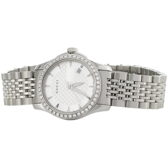 Gucci Custom .6 CT Diamond Watch - Picture 4 of 5